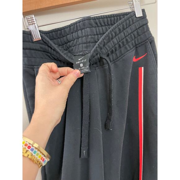 Nike Dri-Fit Athleisure Loungewear Streetwear Cozy Black Joggers‎ Sweatpants XS - Picture 3 of 5